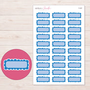 F-2097 planner sticker sheet with enlarged sticker detail