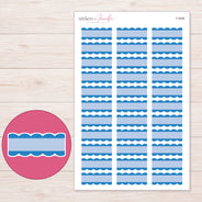F-2098 planner sticker sheet with enlarged sticker detail
