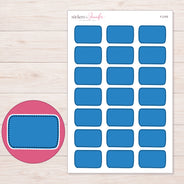 F-2105 planner sticker sheet with enlarged sticker detail