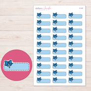 F-2107 planner sticker sheet with enlarged sticker detail