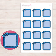 F-2110 planner sticker sheet with enlarged sticker detail