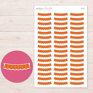 F-2117 planner sticker sheet with enlarged sticker detail
