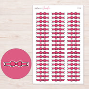 F-2120 planner sticker sheet with enlarged sticker detail
