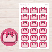 F-2121 planner sticker sheet with enlarged sticker detail