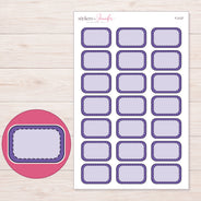 F-2127 planner sticker sheet with enlarged sticker detail