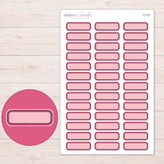 F-2128 planner sticker sheet with enlarged sticker detail