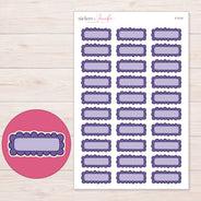 F-2131 planner sticker sheet with enlarged sticker detail