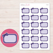 F-2138 planner sticker sheet with enlarged sticker detail
