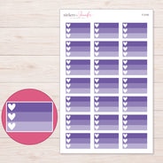 F-2143 planner sticker sheet with enlarged sticker detail