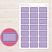 F-2155 planner sticker sheet with enlarged sticker detail