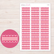 F-2166 planner sticker sheet with enlarged sticker detail