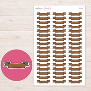F-2169 planner sticker sheet with enlarged sticker detail