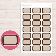 F-2180 planner sticker sheet with enlarged sticker detail