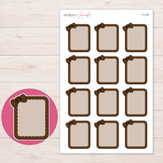 F-2188 planner sticker sheet with enlarged sticker detail