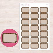 F-2189 planner sticker sheet with enlarged sticker detail