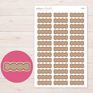 F-2201 planner sticker sheet with enlarged sticker detail