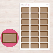 F-2204 planner sticker sheet with enlarged sticker detail