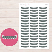 F-2205 planner sticker sheet with enlarged sticker detail