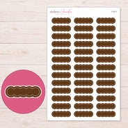 F-2211 planner sticker sheet with enlarged sticker detail