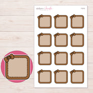 F-2212 planner sticker sheet with enlarged sticker detail
