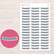 F-2219 planner sticker sheet with enlarged sticker detail