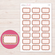 F-2225 planner sticker sheet with enlarged sticker detail