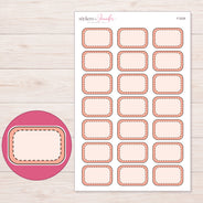 F-2229 planner sticker sheet with enlarged sticker detail