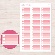 F-2244 planner sticker sheet with enlarged sticker detail