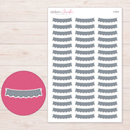 F-2254 planner sticker sheet with enlarged sticker detail