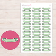 F-2267 planner sticker sheet with enlarged sticker detail