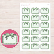 F-2272 planner sticker sheet with enlarged sticker detail