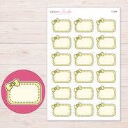 F-2289 planner sticker sheet with enlarged sticker detail