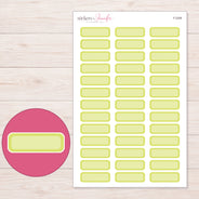 F-2308 planner sticker sheet with enlarged sticker detail