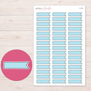 F-2318 planner sticker sheet with enlarged sticker detail