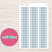 F-2320 planner sticker sheet with enlarged sticker detail