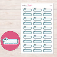 F-2324 planner sticker sheet with enlarged sticker detail