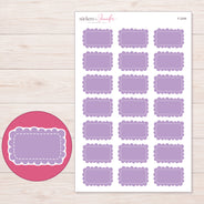F-2349 planner sticker sheet with enlarged sticker detail