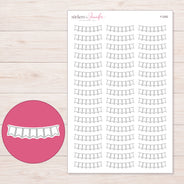 F-2352 planner sticker sheet with enlarged sticker detail