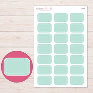 F-2355 planner sticker sheet with enlarged sticker detail