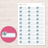 F-2356 planner sticker sheet with enlarged sticker detail