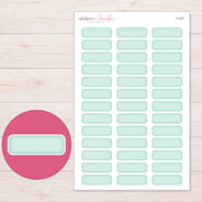 F-2357 planner sticker sheet with enlarged sticker detail