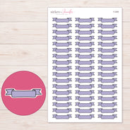 F-2365 planner sticker sheet with enlarged sticker detail