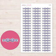 F-2381 planner sticker sheet with enlarged sticker detail