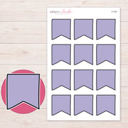 F-2382 planner sticker sheet with enlarged sticker detail