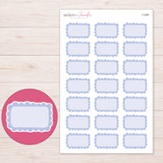 F-2388 planner sticker sheet with enlarged sticker detail