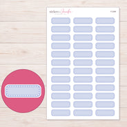 F-2394 planner sticker sheet with enlarged sticker detail
