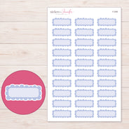 F-2395 planner sticker sheet with enlarged sticker detail