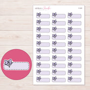 F-2405 planner sticker sheet with enlarged sticker detail