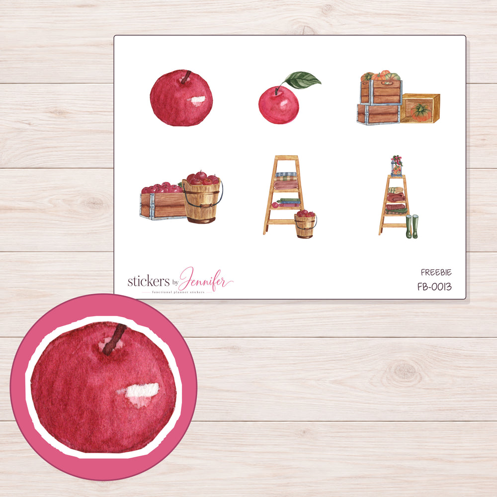 October Freebie — Apple Picking | FB-0013