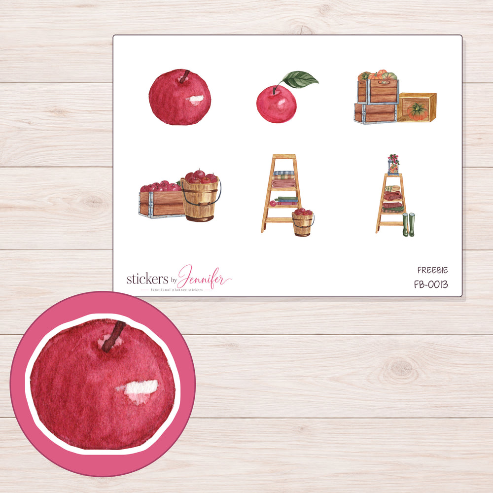 October Freebie — Apple Picking | FB-0013